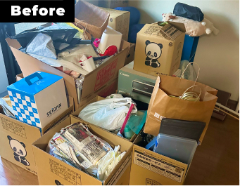 不用品回収実績ビフォー画像