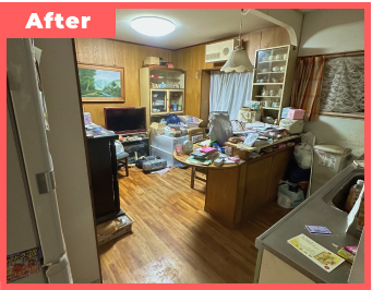 ゴミ屋敷片付け実績アフター画像