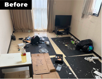 不用品回収実績ビフォー画像